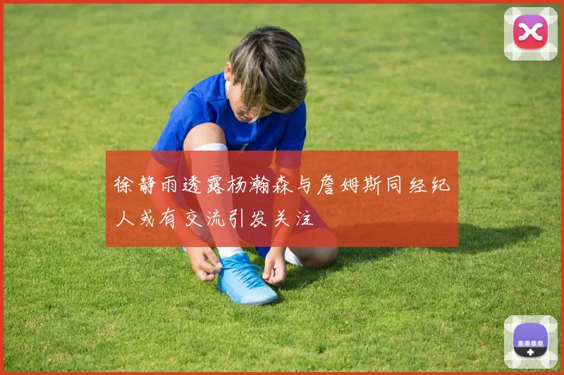 徐静雨透露杨瀚森与詹姆斯同经纪人或有交流引发关注